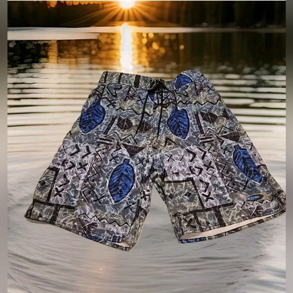 Marlin trading company mens large swim trunks